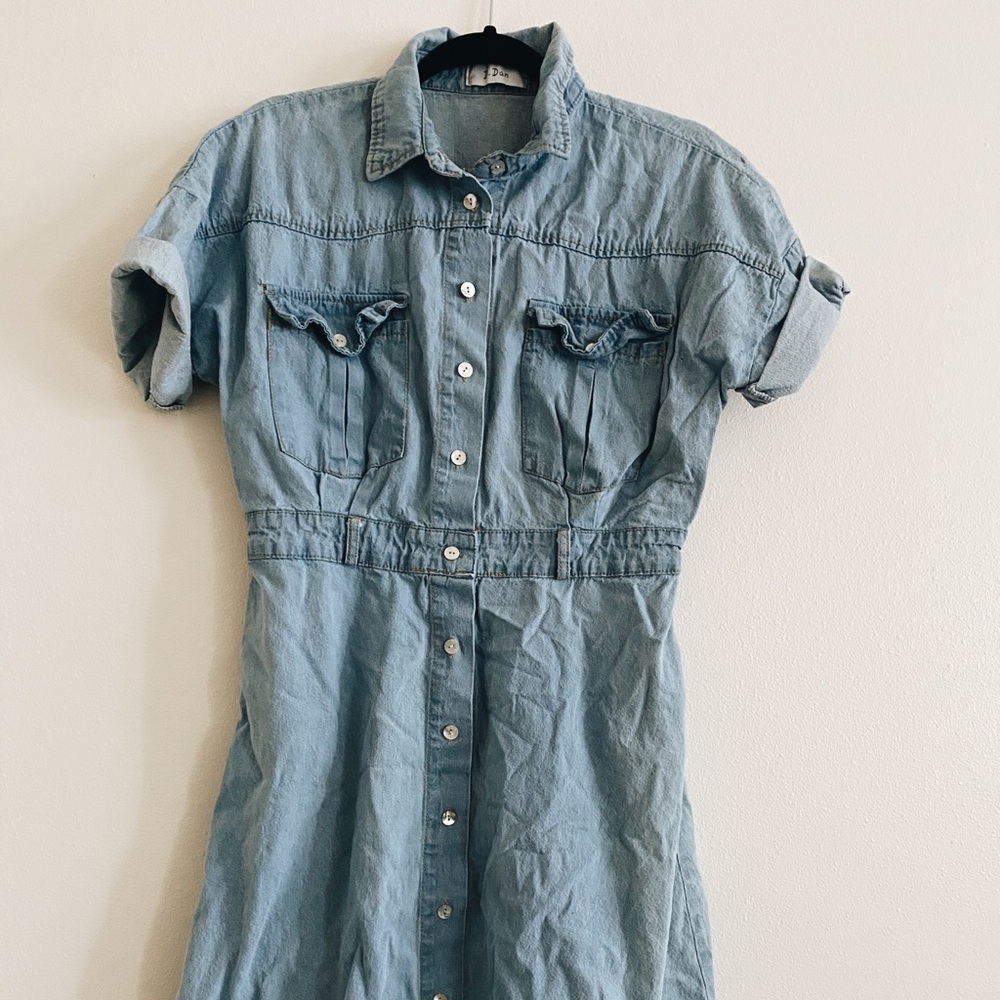 denim dress